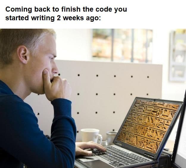 
😐

#programmingjoke #code #coding #javascript #python #datascience #programming #programmer #joke #webdev #webdevelopment #php #java #linux #css #programmingmemes #codinglife #codingpics #programmingjokes #android #html #ios #wordpress